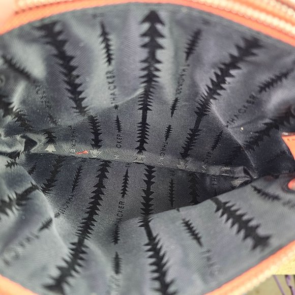 Thacker Anthropologie Capri Crossbody Multi-Compartment Zipper Top Coral Handbag - Picture 6 of 14